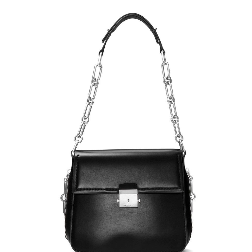Michael Kors Collections Mia North-South Flap Shoulder Bag